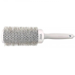 Olivia Garden Expert Blowout Speed XL Valge & Hall Juukseharja pikakujundamiseks pikendatud korpusega, 55mm