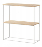 Riiul ADRK Furniture Toni, pruun/valge