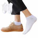 SOCKS SOCKS BAWEŁNA 100% mugav UNISEX puuvillane 38-44 VALGE WZ07_WHITE, 38-44