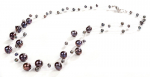 JwL Luxury Pearls Leviteerivatest tumedatest p&auml;risp&auml;rlitest kaelakee JL0325