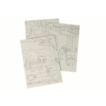 Scratch Coloring Book For Kids ZOO Animals