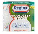 Pikima Paberir&auml;tiku komplekt 2 rulliga, Regina, Ilgiausias Popierinis Rank&scaron;luostis su Spaudu, 2 Ritės