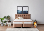Voodi Asir Latte 140x190 cm, pruun