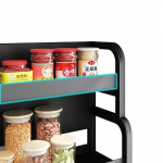K&ouml;&ouml;gis seisev 3-astmeline ORGANISATSIOONER, KITCHEN STANDING STOCKTAIL ORGANISER 3 pakopų