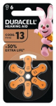 Kuuldeaparaadi Duracell 13 PR48 patareid, 6 tk