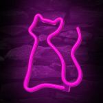 Neoon LED CAT roosa nahkhiir + USB FLNEO4 Forever Light