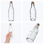 6x klaaspudel 225 ml oliivi&otilde;li &auml;&auml;dika pudelid oliivi&otilde;li korgiga