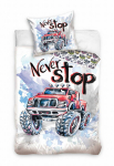 Laste voodipesu 140x200 Monster Truck Cotton, Medvilninė vaiki&scaron;ka patalynė 140x200 Monster Truck