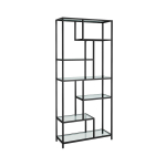 Riiul Songmics, 30x80x180 cm, must