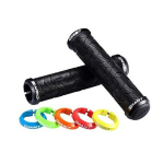 K&auml;epidemed GIANT Tactal Double Lock-on Grip, must-kollane