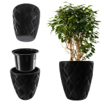 Lillepott siset&uuml;kiga, must kate, 32,5 cm