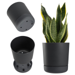 Lillepott Lillepott alusega 20cm antratsiit