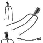 Kolme piiga &ouml;konoomsed aiahargid heina, s&otilde;nniku, terase jaoks, ilma k&auml;epidemeta