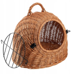 Punutud transporter kassidele ja koertele, korv 42cm