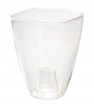 Orhidee korpus plastikust 12 cm l&auml;bipaistev