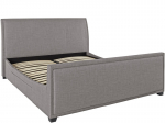 Voodi Notio Living Durban, 180x200 cm, pilka