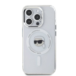 KARL LAGERFELD IPHONE 15 PRO MAX MAGNETKAART KARL HEAD METALLIST