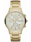 Meeste k&auml;ekell Emporio Armani Renato, kuldne