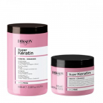 Taastav mask keratiiniga Dikson Super Keratin kahjustatud juustele, 500 ml