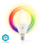 Nedis Wi-Fi Tark LED-pirn E14 4,5 W 350 lm RGBW Valgustus Effekti Kontrolliga