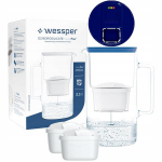 Wessper Aquamax 3.3l filtrikann - LED loendur + 3x veefilter