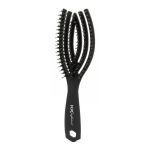 Rebane Flex Brush Nylon&Boar Harjastega juuksehari Must Matt
