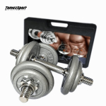 Reguleeritava raskusega terashantlite komplekt Tomaz Sport Steel Power 2x10 kg