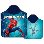 Laste r&auml;tik- poncho Spiderman 9012 01, sinine