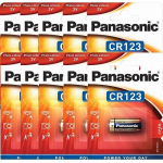 Panasonic patarei Lithium CR123, 10 tk