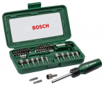 Otsakute ja padrunv&otilde;tmete komplekt 46-osaline Bosch 2607019504