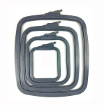 Nurge ruut (ristk&uuml;likukujuline) tikkimisr&otilde;ngad 9,5*11 cm (hall) Nurge170-11GREY
