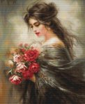 Petit Point komplekt "Serene Beauty" 18x22cm SG703 Luca-S