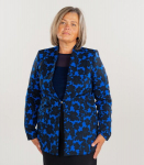 Hansmark naiste bleiser/jakk Neeli 70129*01, elektrisinine/must