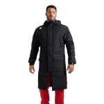 Unisex spordijakk Arena Team Parka Solid, must