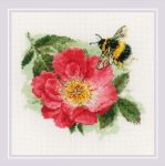 Tikkimiskomplekt "Furry Bumblebee"15x15 RIOL2210