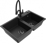 Graniidist k&ouml;&ouml;givalamu Mexen Tomas koos segisti ja sifooniga, must/h&otilde;bedane