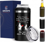 Grogife termiline kruus 4in1, ideaalne kingitus partnerile, abikaasale, 480ml