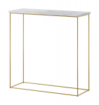 Konsoollaud ADRK Furniture Milan, kuldne/hall
