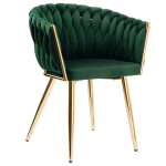 COFTON gold VELVET punutud samettool, tumeroheline