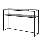 Konsoollaud 120x25x75 cm must