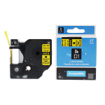 USB pulk Kleepkirjalint/markeerimislint DYMO A45018 12mm must/kollasel analoog