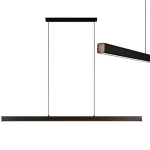 LED ripplamp APP1448-CP BLACK 100cm