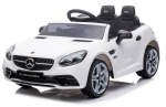 &Uuml;hekohaline elektriauto lastele Mercedes Benz SLC300 Cabrio, valge Sun Baby