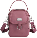 Naiste minikott telefonile, roosa rahakott