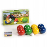 Puidust m&auml;ngupallid 8 tk. - Boule, Boule, Petanque LONDERO 80 mm