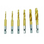 Kombineeritud puurkeermete komplekt M3-M10 (3, 4, 5, 6, 8.10), HEX 6tk