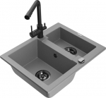 Graniidist k&ouml;&ouml;givalamu Mexen Carlos segisti ja sifooniga, Grey/Black