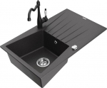 Graniidist k&ouml;&ouml;givalamu Mexen Cesar segisti ja sifooniga, Black granite/Black