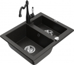 Graniidist k&ouml;&ouml;givalamu Mexen Carlos segisti ja sifooniga, metallic black/gold/black