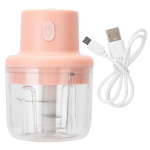 250ml roosa elektriline lihaveski toiduhakkija minik&ouml;&ouml;gipurustaja USB laadimine